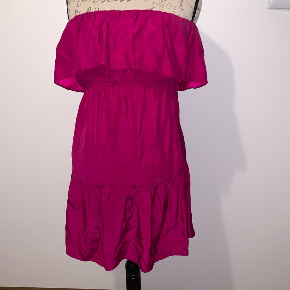 Alice & Trixie fuschia strapless dress - Picture 1 of 5